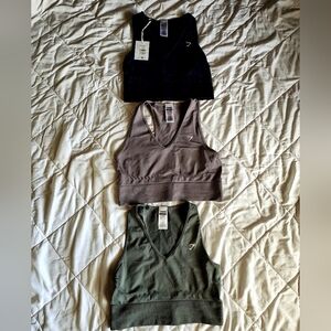 ❌️SOLD❌️Gymshark everyday seamless collections croptops bundle.  large